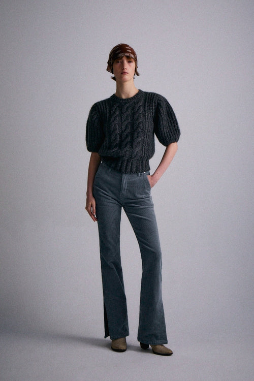 Abby Corduroy Pants. Blue