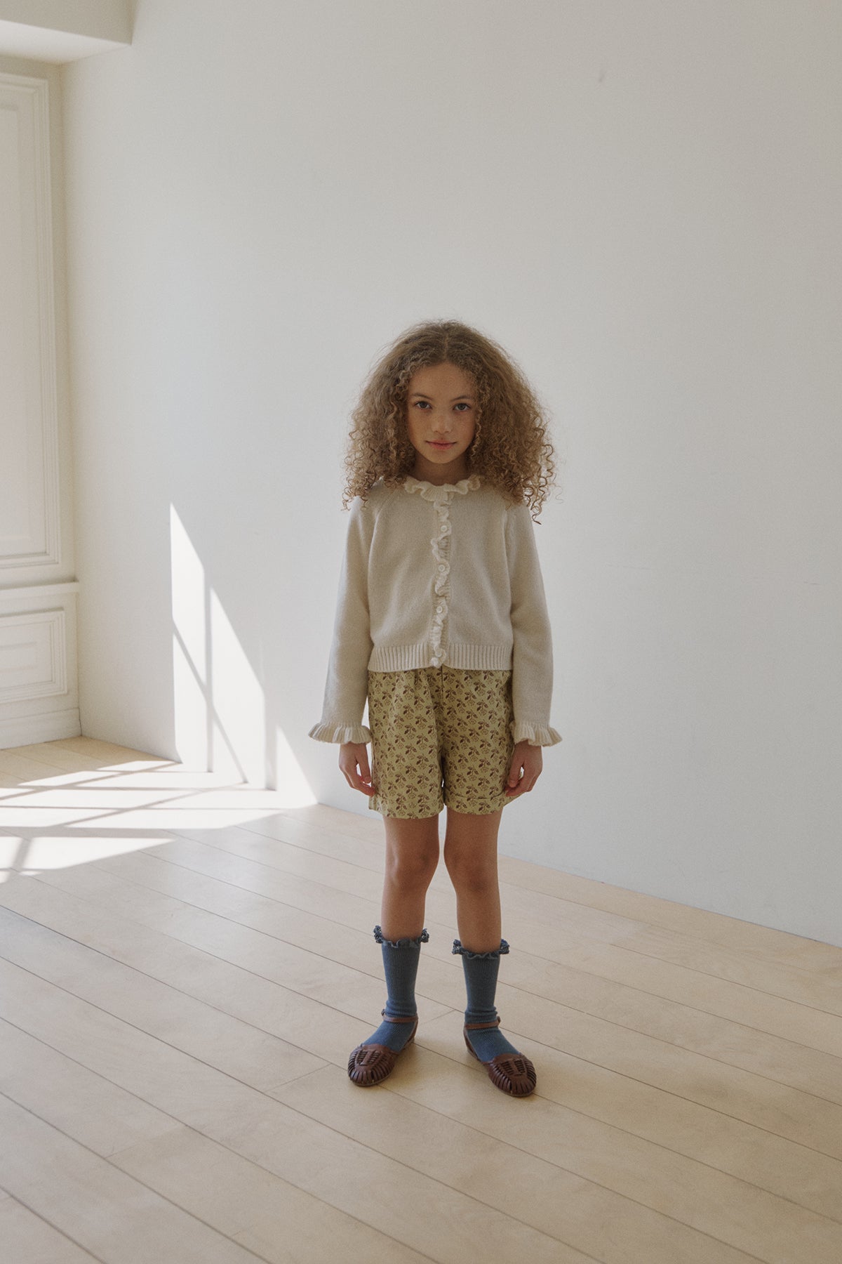 Nile frill cardigan