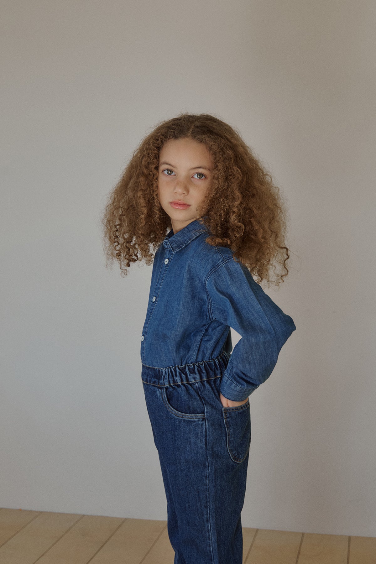 Pony denim pants