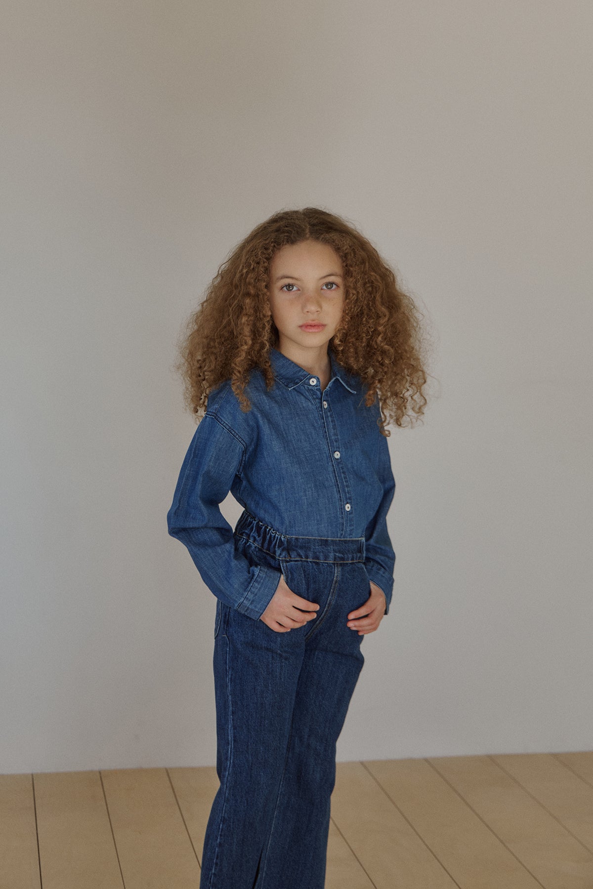 Pony denim pants