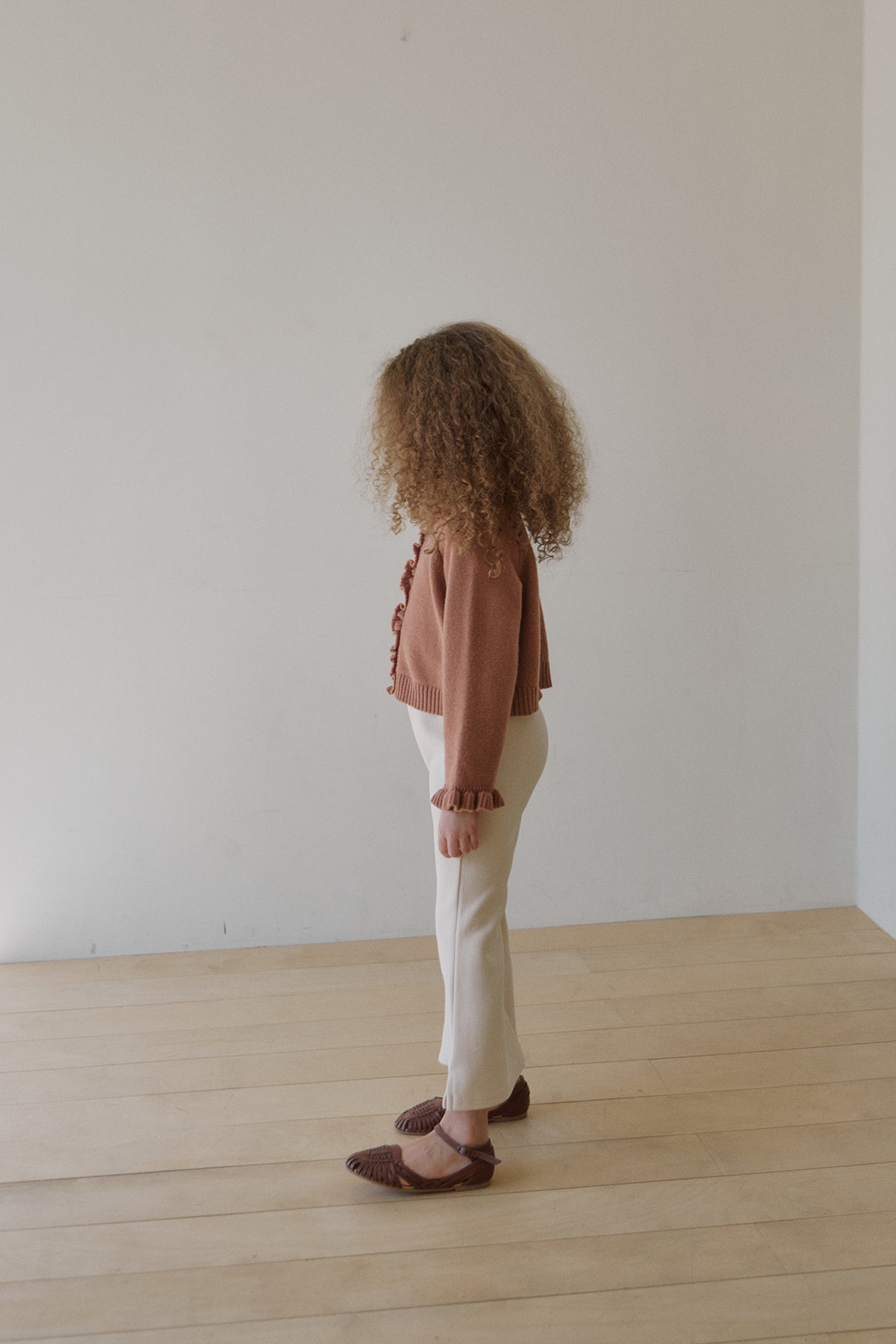 Nile frill cardigan