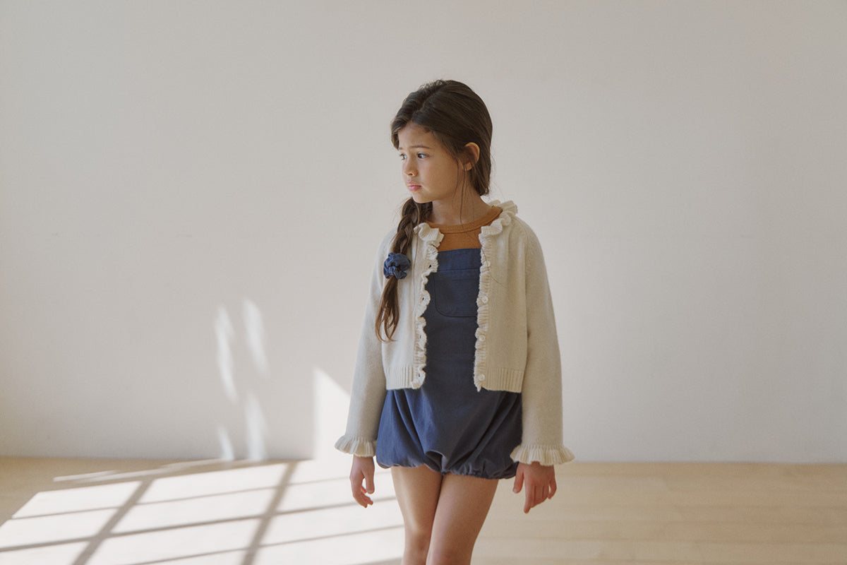 Nile frill cardigan